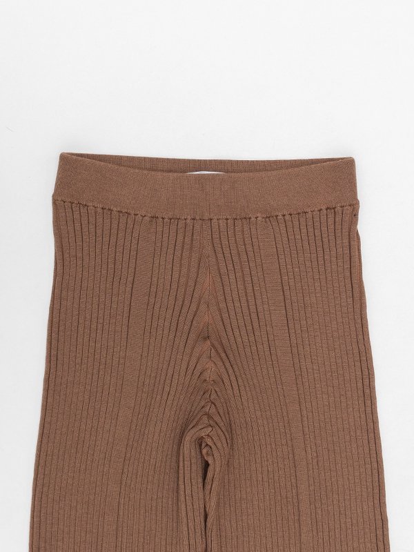 WIDE RIBBED SWEATER PANTS-ワイドリブスウェットパンツ-HYKE（ハイク）通販| st company