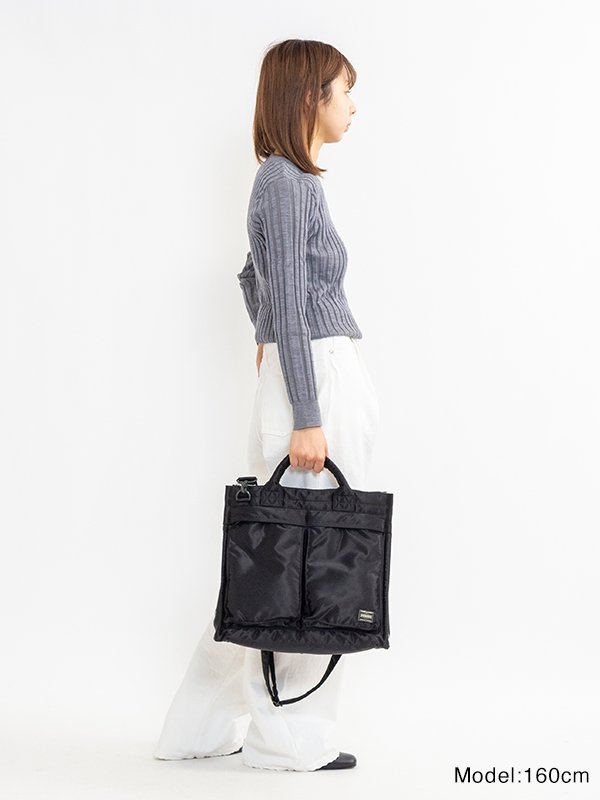 TANKER SQUARE TOTE BAG(L)-タンカースクエアトートバッグ L