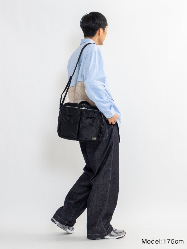 TANKER SLING BAG W zip(XL)-タンカースリングバッグダブル
