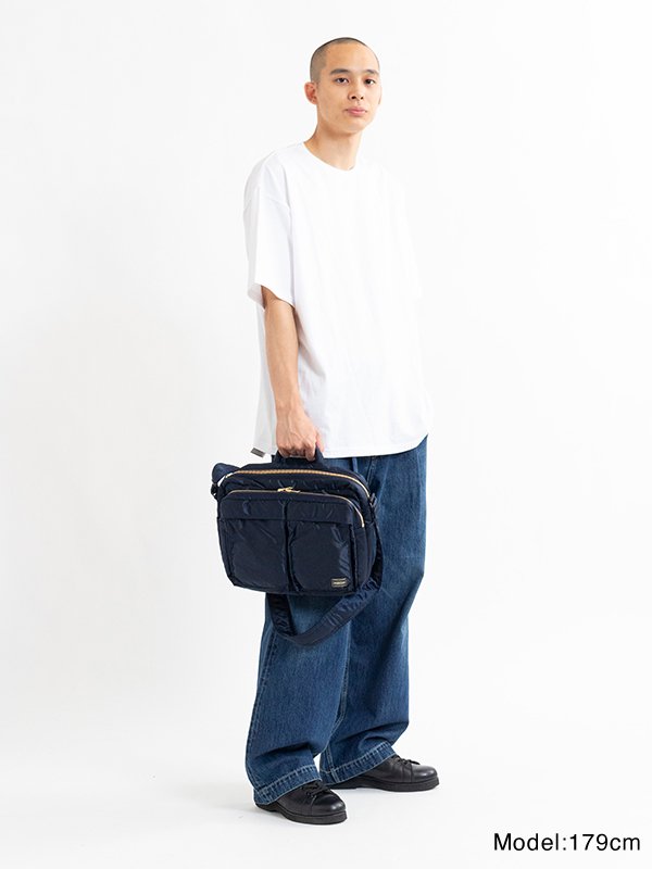 TANKER SLING BAG W zip(XL)-タンカースリングバッグダブル