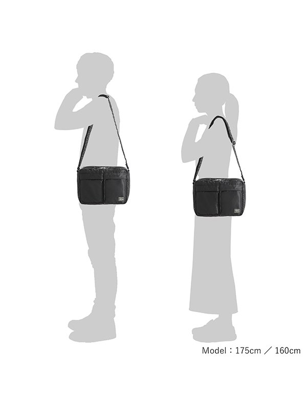TANKER SLING BAG W zip(L)-タンカースリングバッグダブルジップ TANKER SLING BAG W zip(L)-タンカースリングバッグダブルジップ