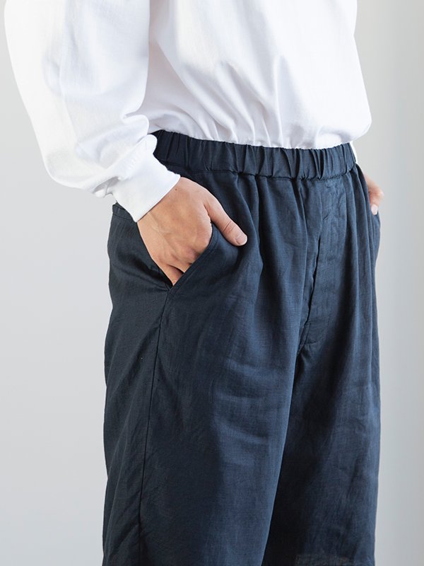 Linen Track Shorts-リネントラックショーツ-Graphpaper（グラフ