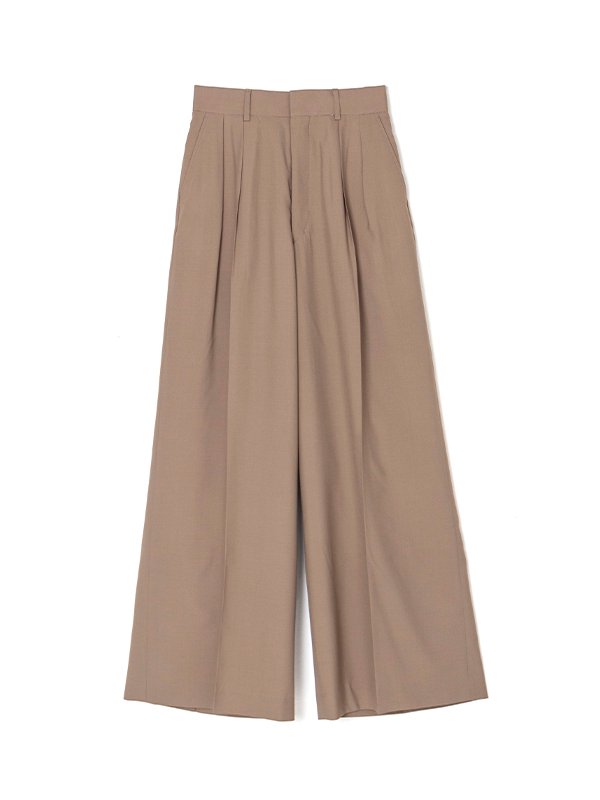 STRECH WIDE PANTS-ストレッチワイドパンツ-HYKE（ハイク）通販| st company