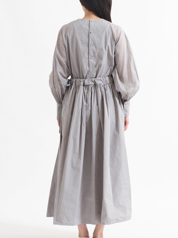 suvin cotton broadcloth farmer dress-スビンコットンブロード