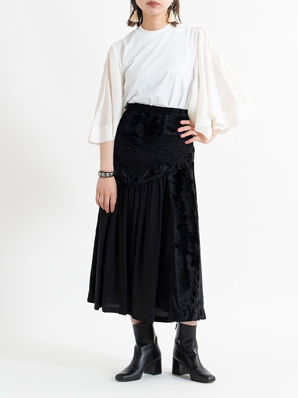 Velvet lace skirt-ベルベットレーススカート-TOGA PULLA（トーガプルラ）通販| st company