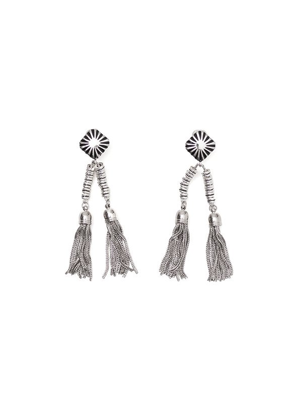 Double fringe earring-ダブルフリンジイヤリング-TOGA TOO（トーガトゥー）通販| st company