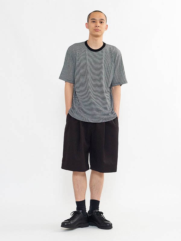 STRIPED WOOL OVERSIZED SS TEE-ストライプウールオーバーサイズショートスリーブTシャツ-ssstein（シュタイン）通販|  stcompany