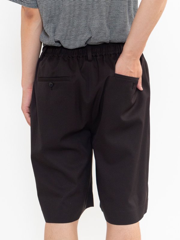 WIDE EASY SHORT TROUSERS-ワイドイージーショートトラウザー-ssstein（シュタイン）通販| stcompany