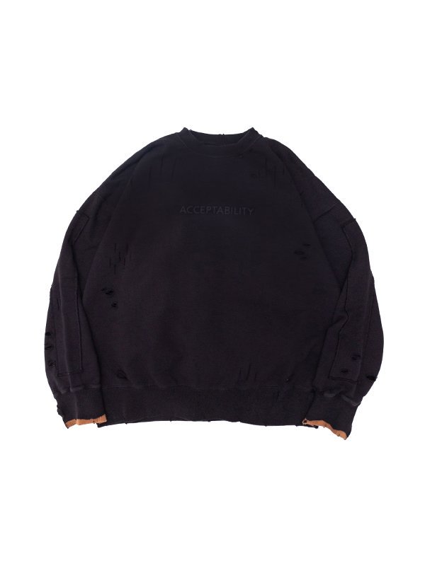 OVERSIZED REBUILD SWEAT LS-オーバーサイズリビルドスウェットロングスリーブ-ssstein（シュタイン）通販|  stcompany