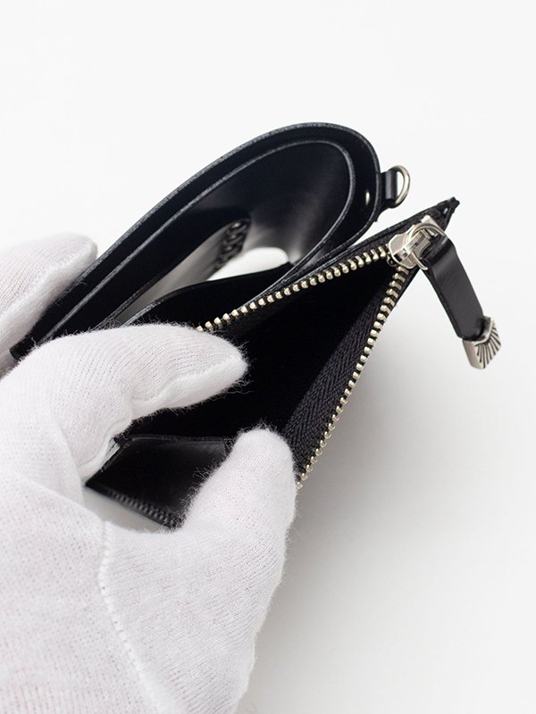 Leather shoulder wallet square tip-レザーショルダー
