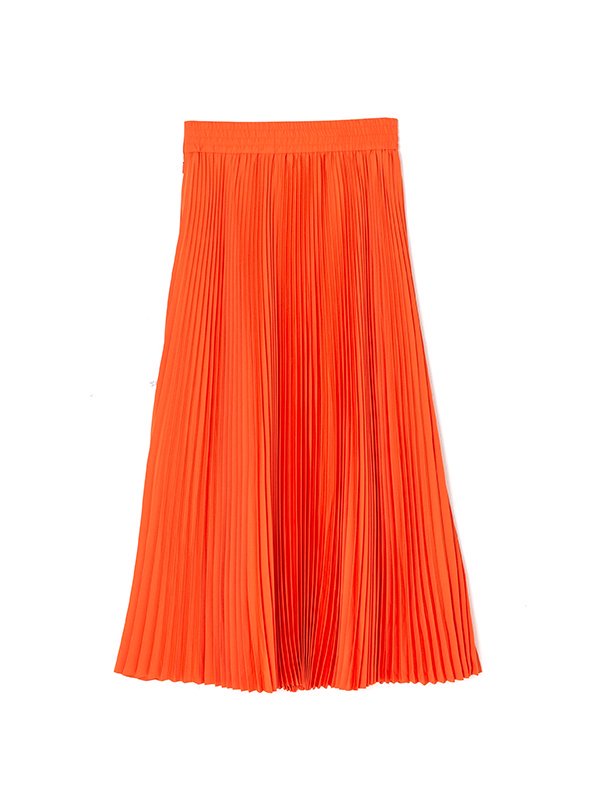 TAFFETA PLEATED SKIRT-タフタプリーツスカート-HYKE（ハイク）通販| st company