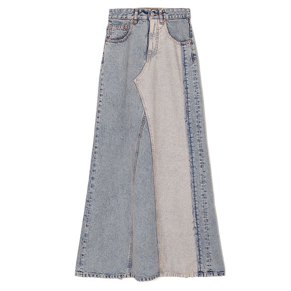 Patchwork denim skirt-パッチワークデニムスカート-MM6 Patchwork denim skirt-パッチワークデニムスカート-MM6
