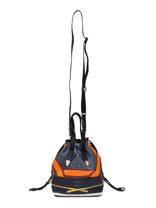 Print drawstring bag-プリントドローストリングバッグ-TOGA