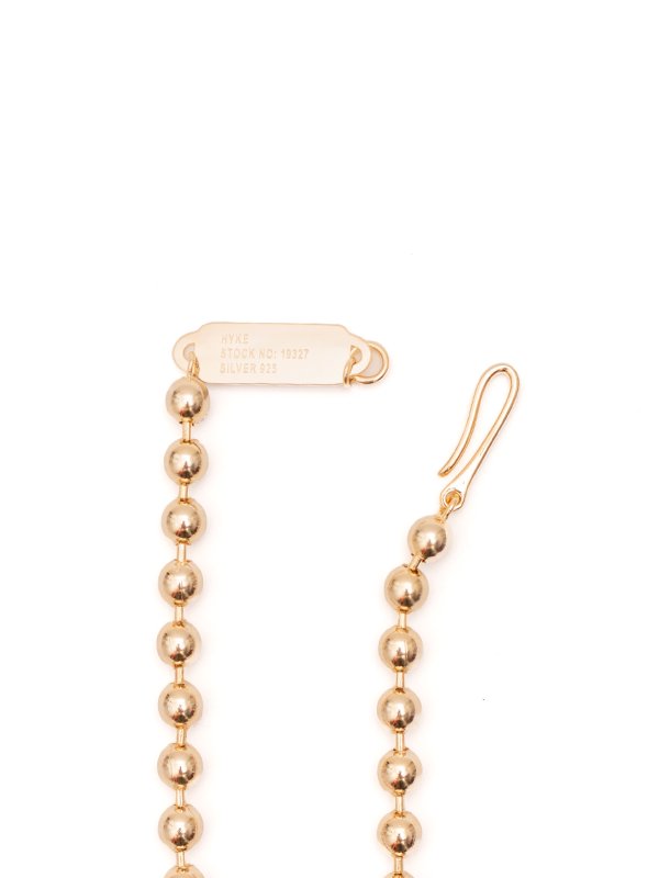 BALL CHAIN NECKLACE LARGE-ボールチェーンネックレス-HYKE