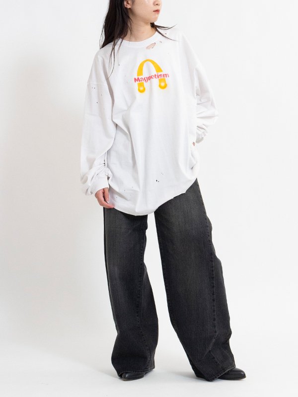 MAGNETIC LONG SLEEVE T-SHIRT-マグネットロングスリーブTシャツ