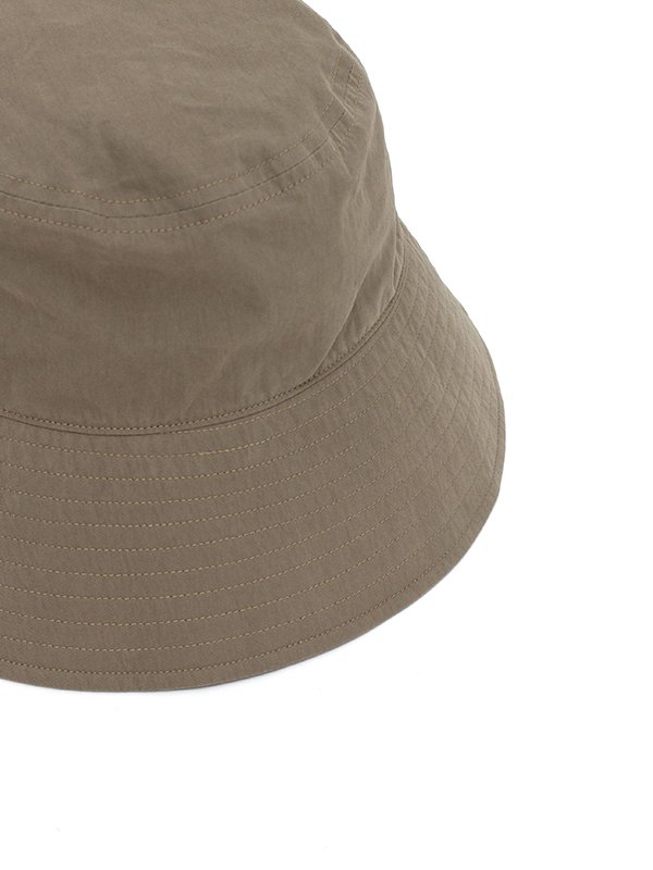 Cotton nylon bucket hat-コットンナイロンバケットハット