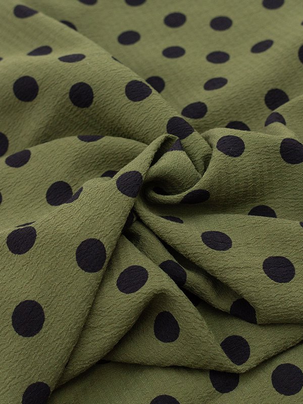 Dot print long skirt-ドットプリントロングスカート-TOGA PULLA