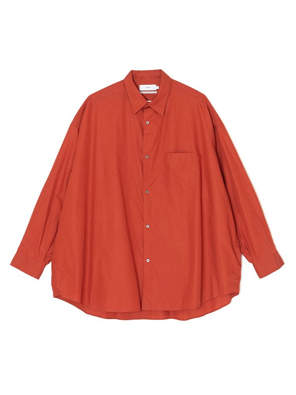 Broad l/s oversized regular collar shirt-ブロードロングスリーブオーバーサイズレギュラーカラーシャツ- Graphpaper（グラフペーパー）通販| stcompany