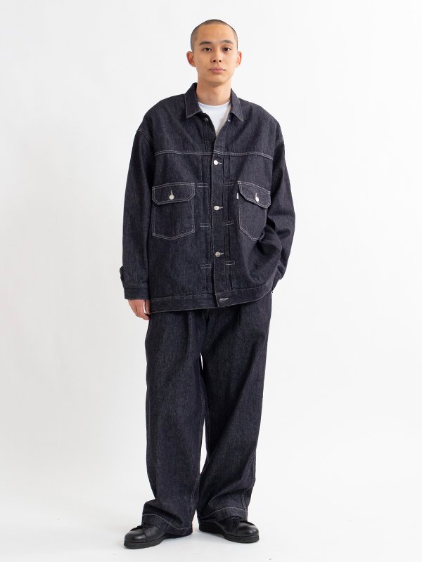 Colorfast Denim Belted Pants-カラーファストデニムベルトパンツ-Graphpaper（グラフペーパー）通販|  stcompany