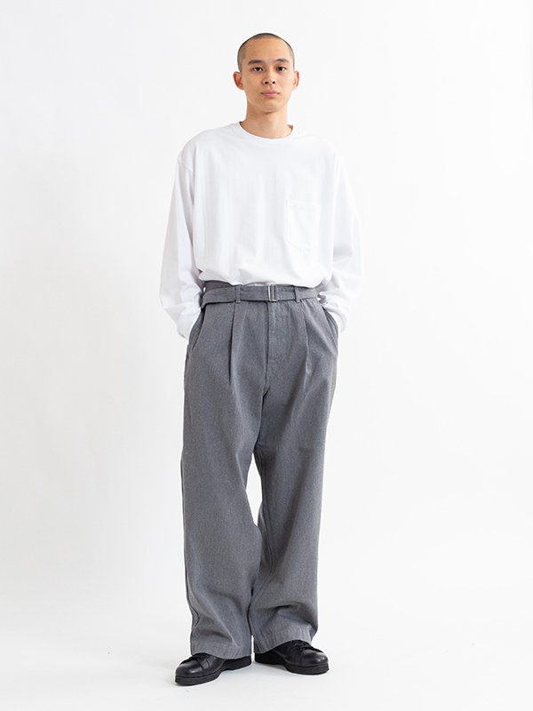 Colorfast Denim Belted Pants-カラーファストデニムベルトパンツ-Graphpaper（グラフペーパー）通販|  stcompany