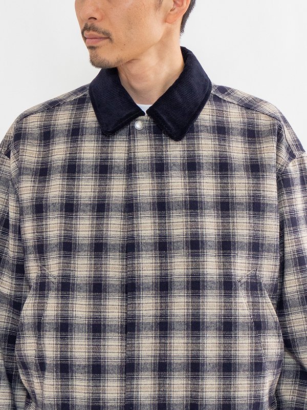 Cotton flannel check 3layer blouson-コットンフランネルチェック3レイヤーブルゾン-COMME des GARCONS  HOMME(コムデギャルソンオム)通販| st company