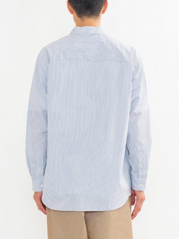 Cotton striped shirt blouson-コットンストライプシャツブルゾン-COMME des GARCONS HOMME( コムデギャルソンオム)通販| st company