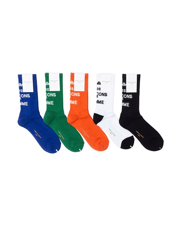 Cotton pile logo socks-コットンパイルロゴソックス-COMME des GARCONS HOMME(コムデギャルソンオム)通販|  st company