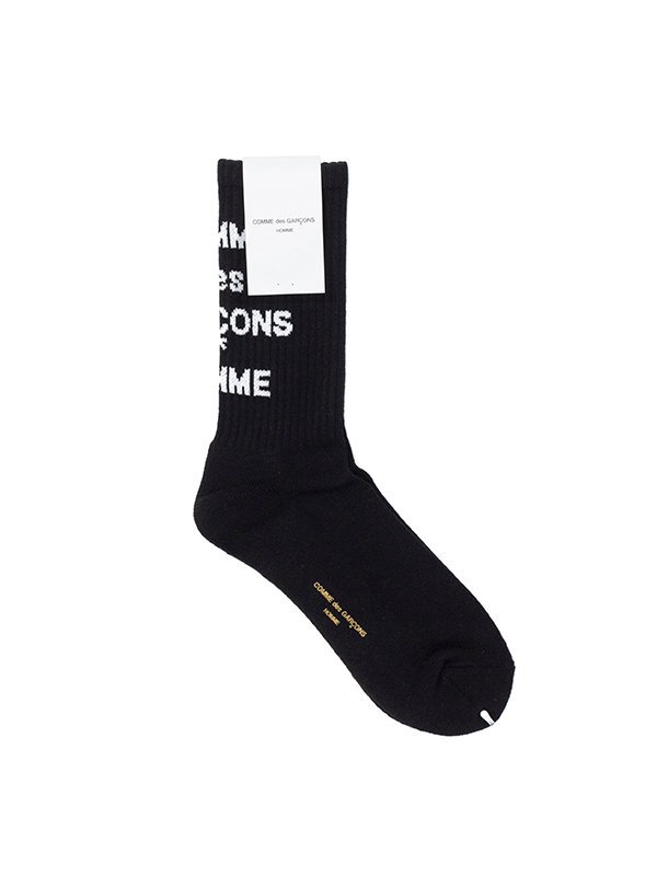 Cotton pile logo socks-コットンパイルロゴソックス-COMME des GARCONS HOMME(コムデギャルソンオム)通販|  st company