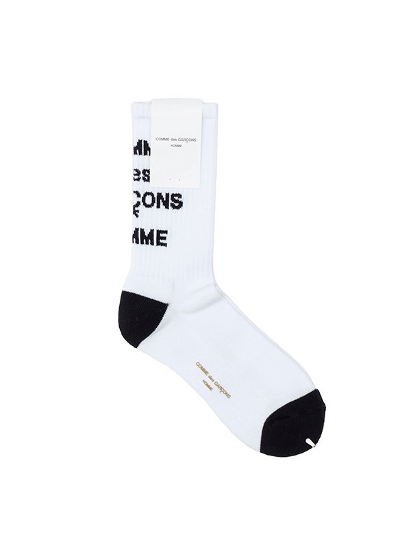 Cotton pile logo socks-コットンパイルロゴソックス-COMME des GARCONS HOMME(コムデギャルソンオム)通販|  st company