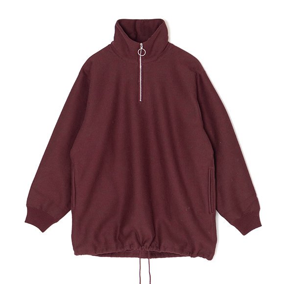 Athletic fleece half zip pulluover-アスレチックフリースハーフジッププルオーバー-PHEENY（フィーニー）通販|  st company