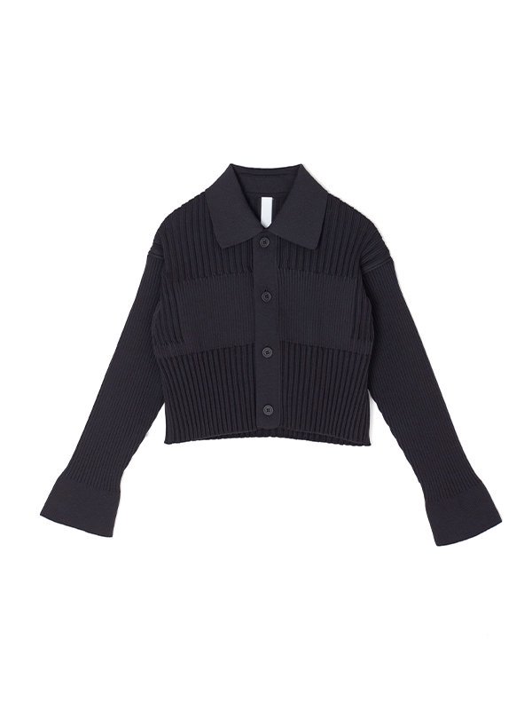 FLUTED CROPPED SHIRT CARDIGAN-フルートクロップシャツカーディガン-CFCL（シーエフシーエル）通販| st company