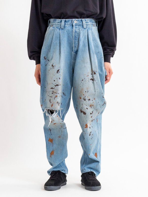 DENIM PAINTER PANTS-デニムペインターパンツ-doublet（ダブレット）通販| st company