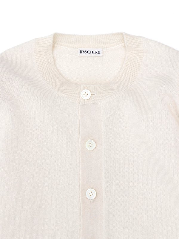 Tight fit c/n cardigan-タイトフィットカーディガン-INSCRIRE
