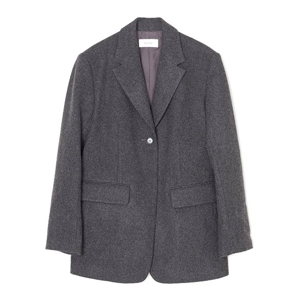 AURALEE【オーラリー】wool fulling flannel stripe jacket 