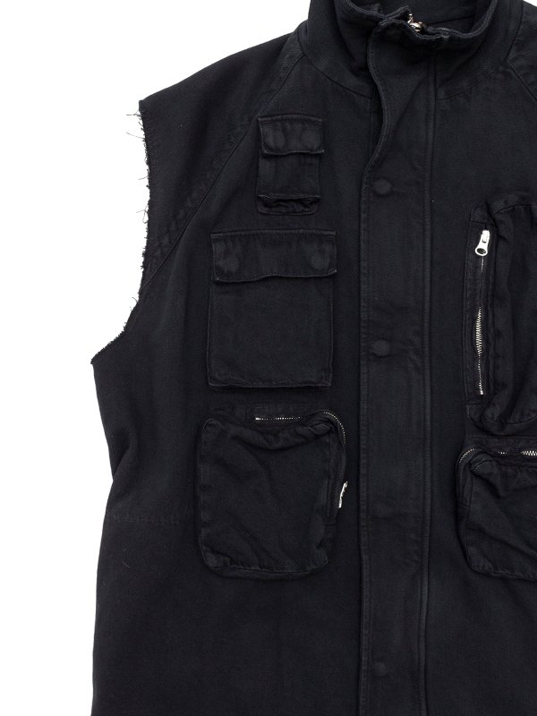 Oversized cargo vest-オーバーサイズカーゴベスト-MM6