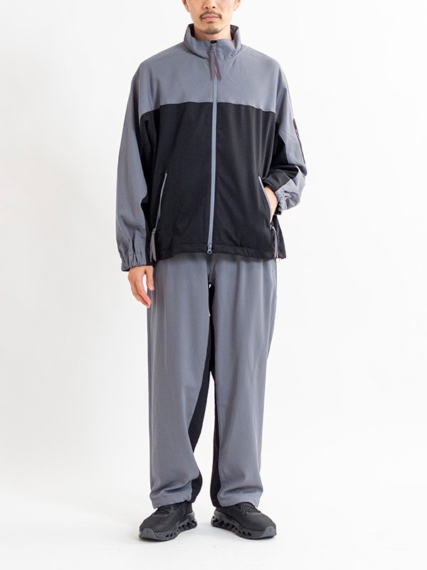 Wool Nylon Gabardine Track Pants-ウールナイロンギャバジン