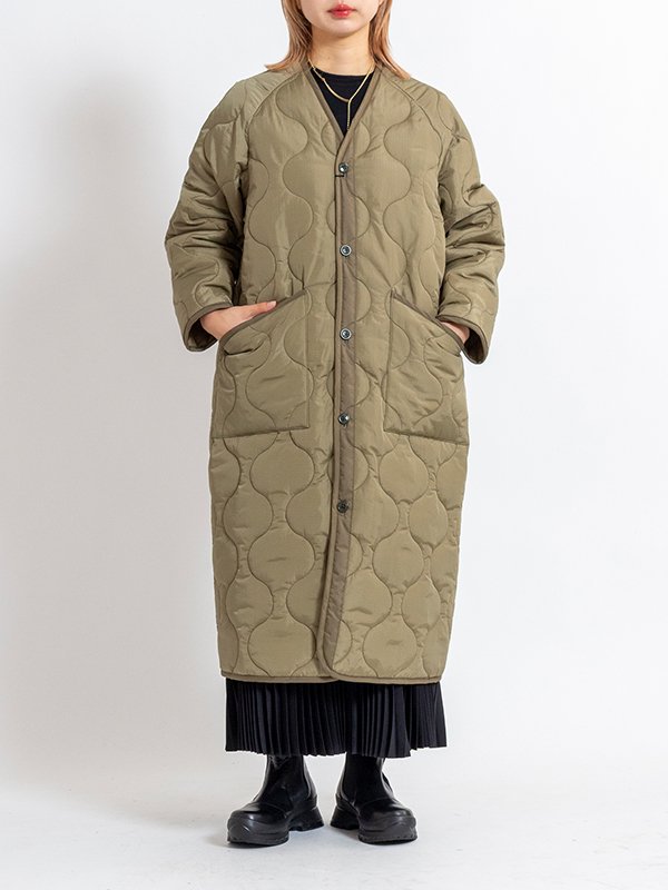 QUILTED LINER COAT-キルテッドライナーコート-HYKE（ハイク）通販| st company