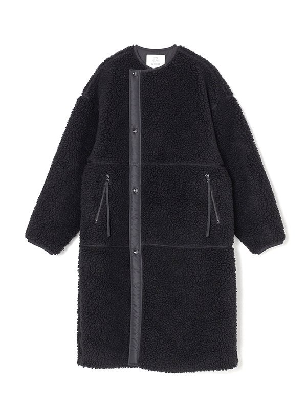 FAUX SHEARING COAT-ファーシャーリングコート-HYKE（ハイク）通販| st company