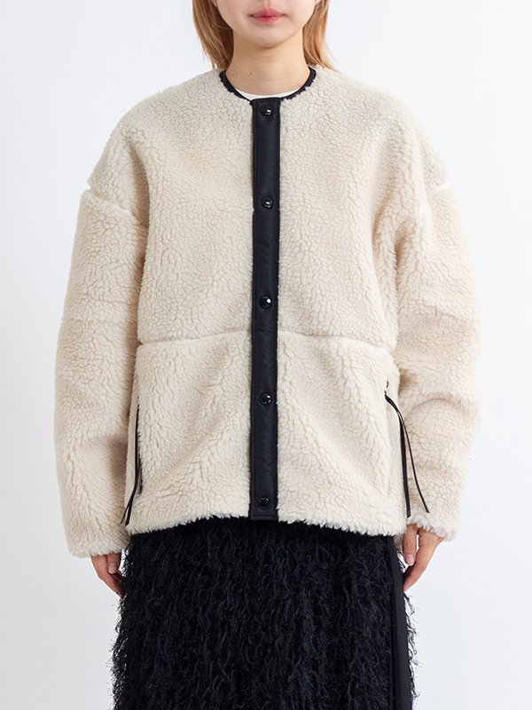 FAUX SHEARING JACKET-ファーシャーリングジャケット-HYKE（ハイク）通販| st company