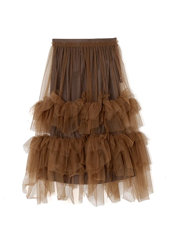 Nylon tulle skirt-ナイロンチュールスカート-Chika Kisada（チカキサダ）通販| st company