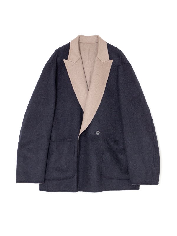 REVERSIBLE PEAK LAPEL JACKET-リバーシブルピークドラペルジャケット-ssstein（シュタイン）通販| stcompany