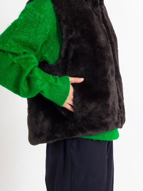 ACRYLIC FUR VEST-ファーベスト-ssstein（シュタイン）通販
