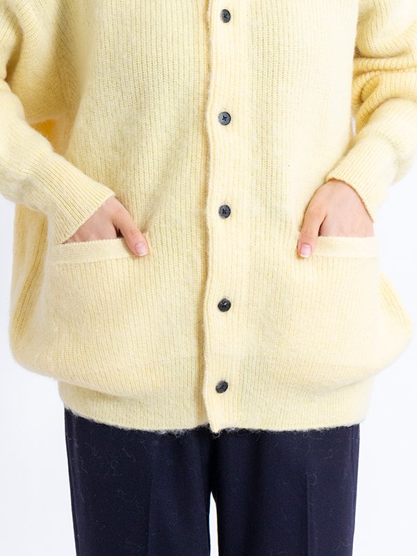 KID MOHAIR KNIT CARDIGAN-キッドモヘヤニットカーディガン-ssstein（シュタイン）通販| stcompany