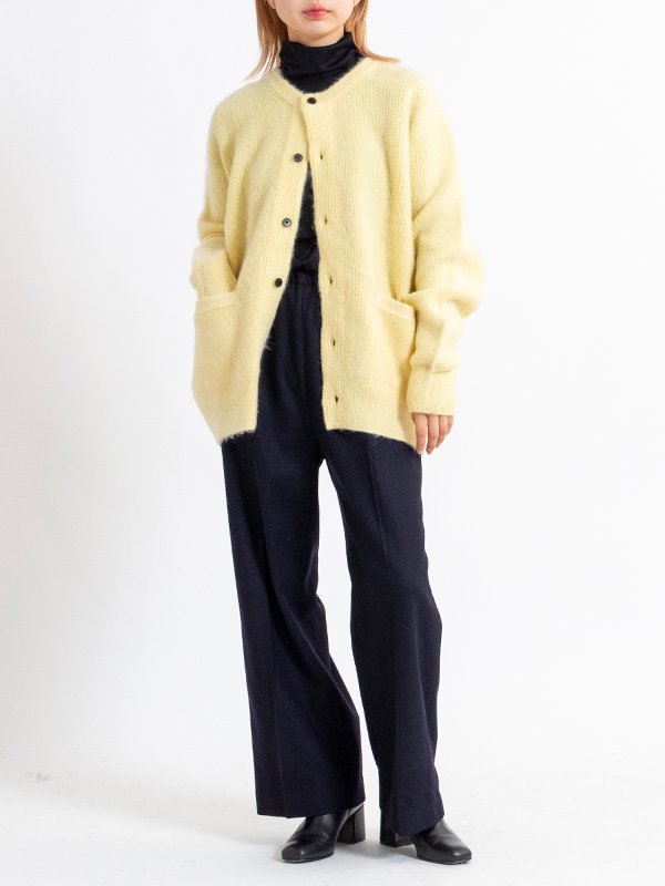 KID MOHAIR KNIT CARDIGAN-キッドモヘヤニットカーディガン-ssstein（シュタイン）通販| stcompany