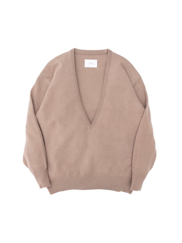 EXTRA FINE WOOL KNIT DEEP V NECK-エクストラファインウールニットディープブイネック-ssstein（シュタイン）通販|  stcompany