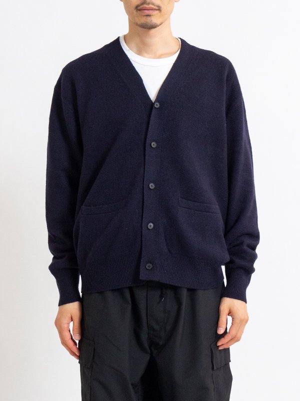 stein EX FINE LAMBS KNIT CARDIGAN・CHARCOAL - tity