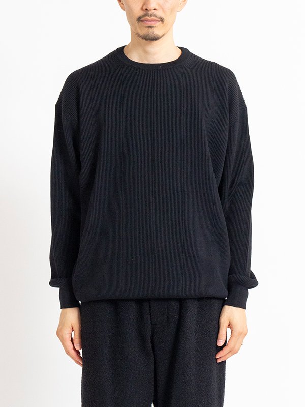 High Density Crew Neck Knit-ハイデンシティクルーネックニット-Graphpaper（グラフペーパー）通販|  stcompany