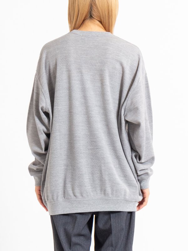 23AW グラフペーパー wool honeycomb thermal NV Wool Honeycomb Crew Neck Thermal – Graphpaper