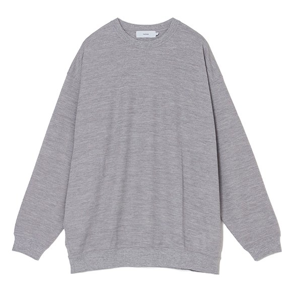 美品　グラフペーパー　graphpaper ボトルネック　スウェット Graphpaper グラフペーパー Washable Wool Crew Neck Big Tee