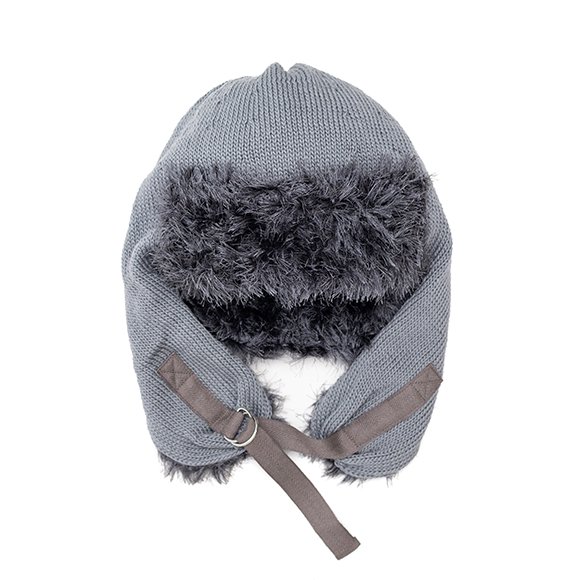 wool knit aviator cap-ウールニットアビエイターキャップ